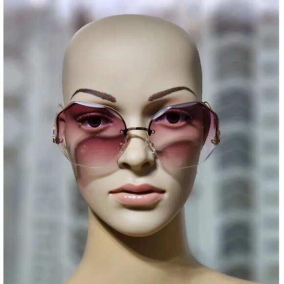 Gradient Purple Gold Tone Fashion Hardware - Picture 1 of 2